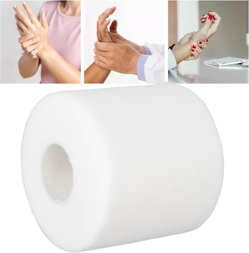 woobles Foam Underwrap, Sports Foam Pre Wrap Athletic Tape for Elbow Knees Ankles - Use with Skin Membrane, Not Used Alone (2.56in x 88.58ft)(White) - Image 3